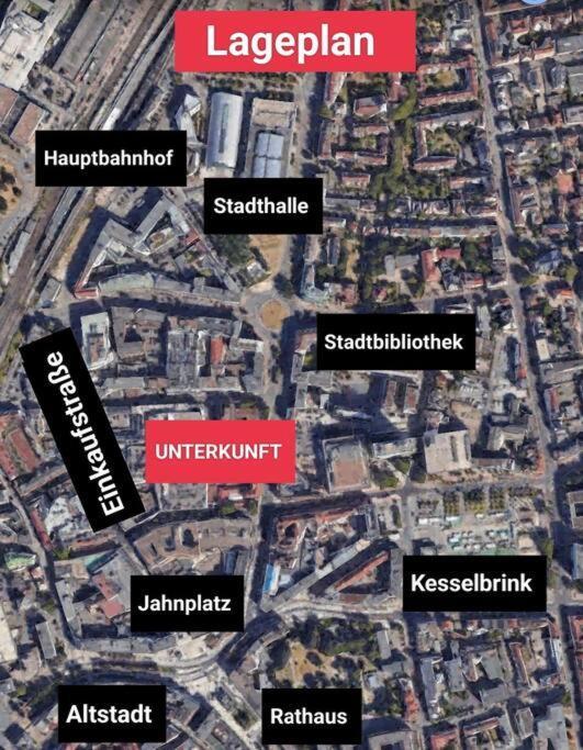 Downtown/Balcony/Coffee Bar/Tv-Streaming/Top Wlan Bielefeld Eksteriør bilde